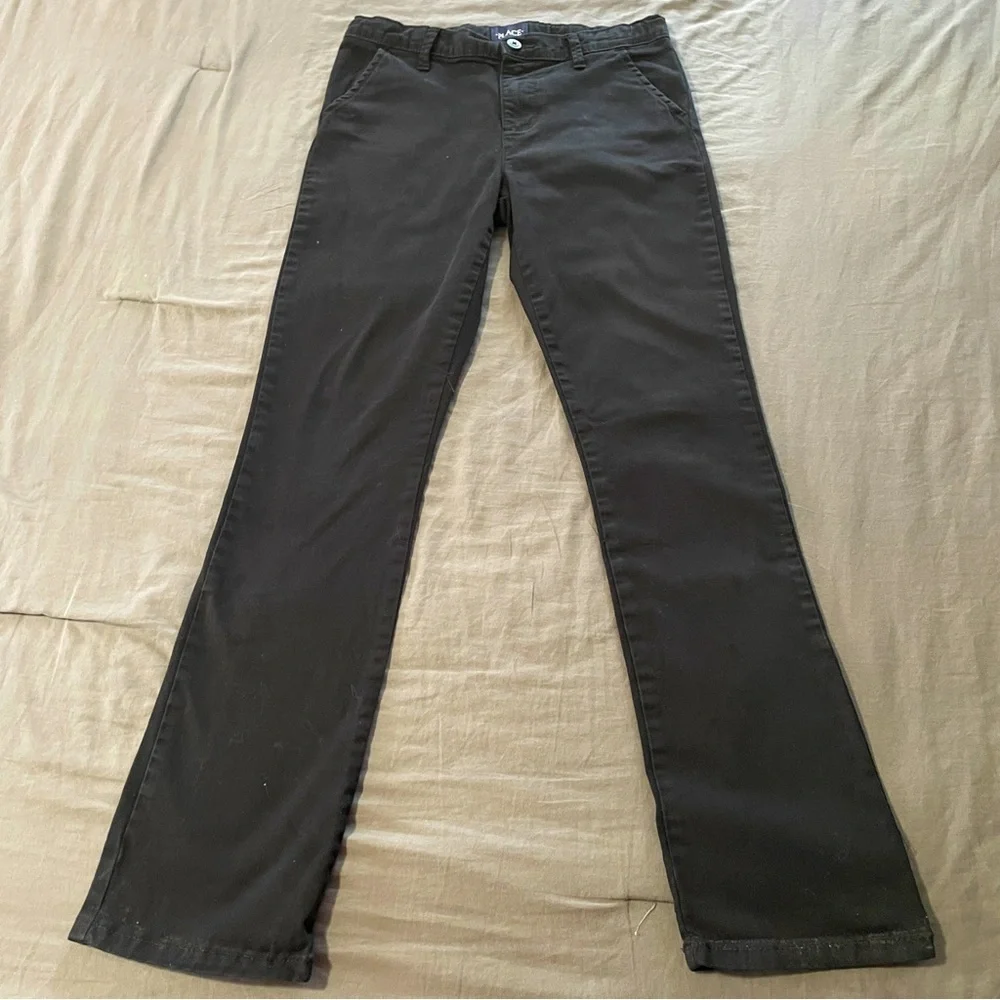 Bundle of 2 children’s place school uniform pants girls sz 14 - Picture 2 of 7